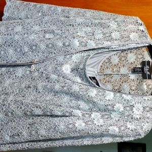 Silver women dress. Great to wear to any formal events.